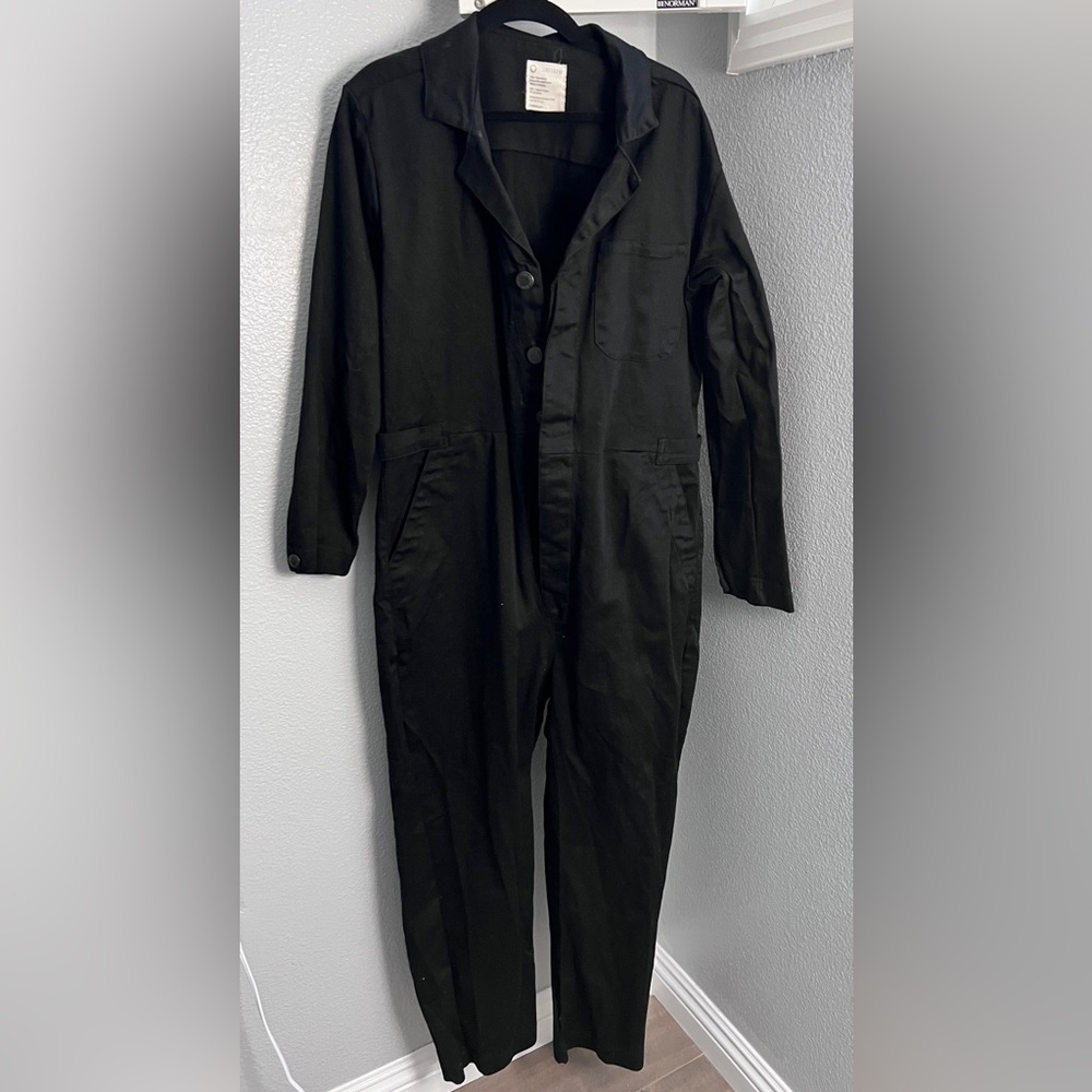 Men's Classic Black Overalls